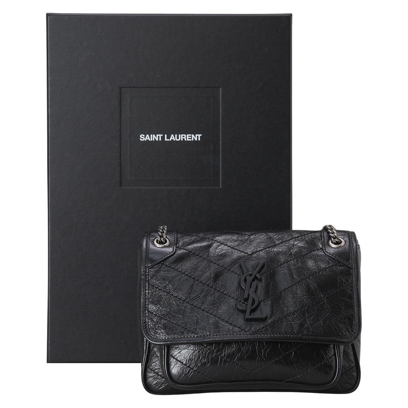 YVES SAINT LAURENT(USED)생로랑 633160 니키 체인 숄더백 베이비